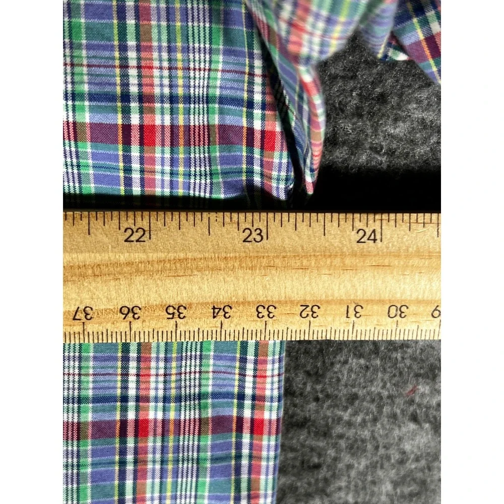 Ralph Lauren Mens XL Classic Fit Plaid Button Down Shirt Multi Color Long Sleeve
